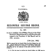 Social Welfare Act 1960